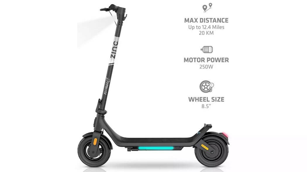 Formula E GZ1: Electric Scooter With Internal Gyroscope Made of Zinc!