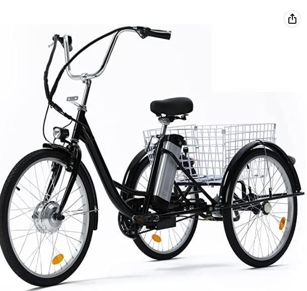 Viribus 24" 26" Electric Tricycle for Seniors 10% OFF