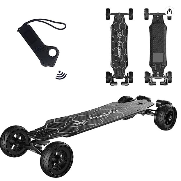 RALDEY V2 Carbon Fiber Off-Road Skateboard