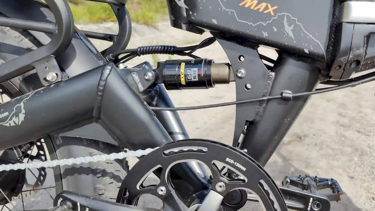 Lankeleisi X3000 Max Review: rear suspension