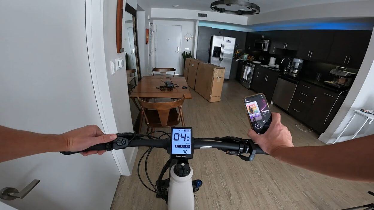 Freebeat MorphRover Review: Recharging Battery E-bike home training