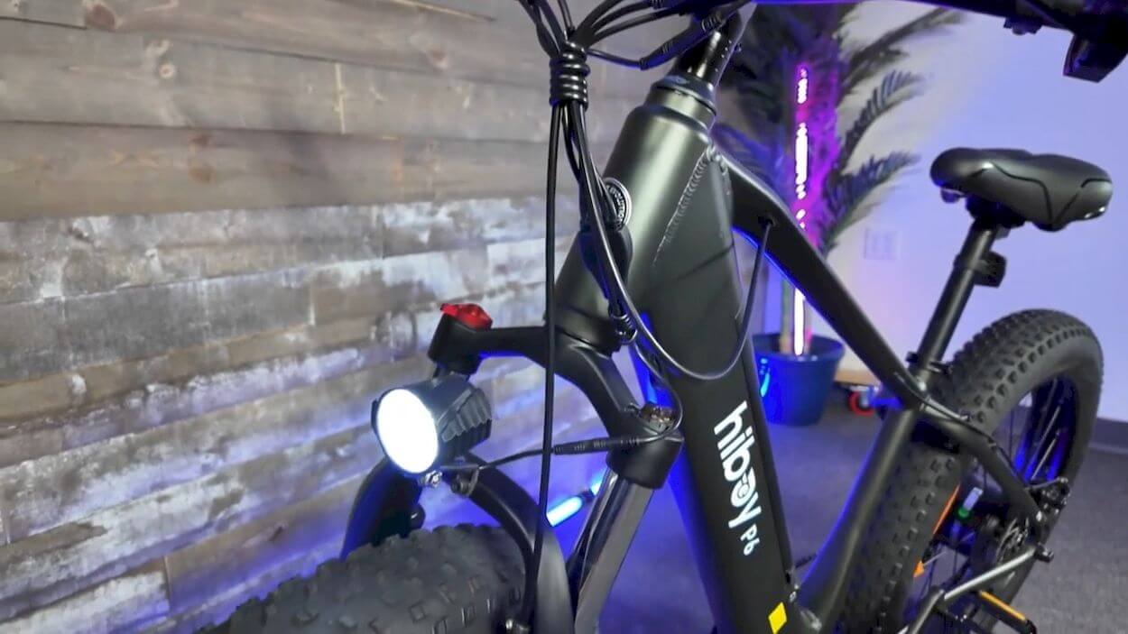 Hiboy P6 Review: Front Lights and Front shocks