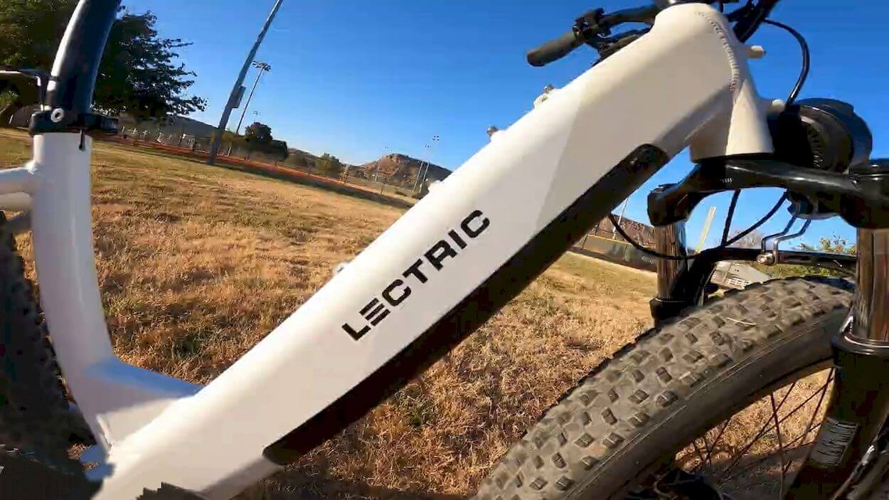 Lectric XPeak Review: Aluminum alloy frame