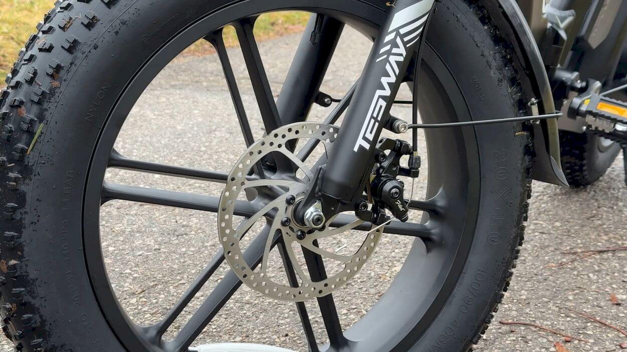 TESWAY X5 Review: Mechanical Disc Brakes (￠180mm*2.0T)