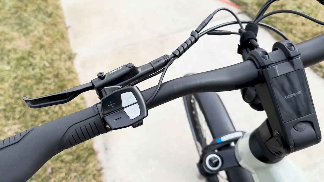 Himiway A7 Pro Commuter Review: controls