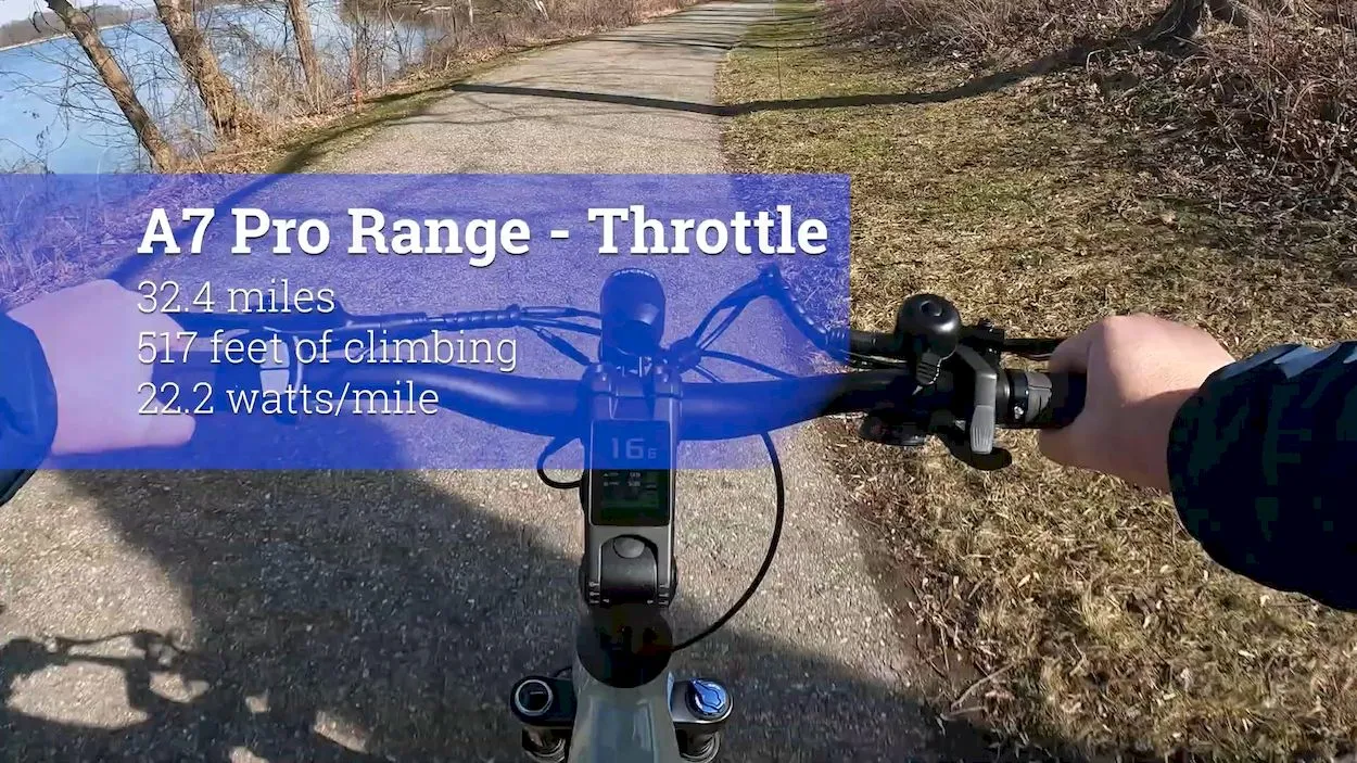 Himiway A7 Pro Commuter Review: range test