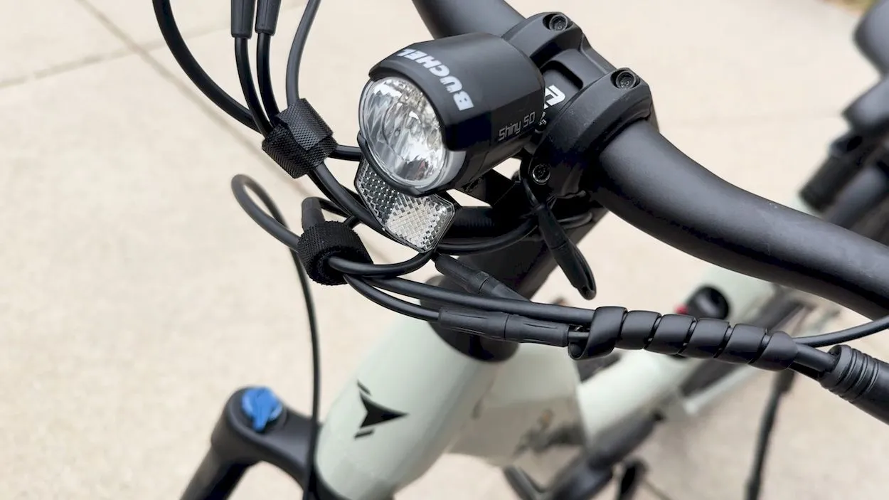 Himiway A7 Pro Commuter Review: front light