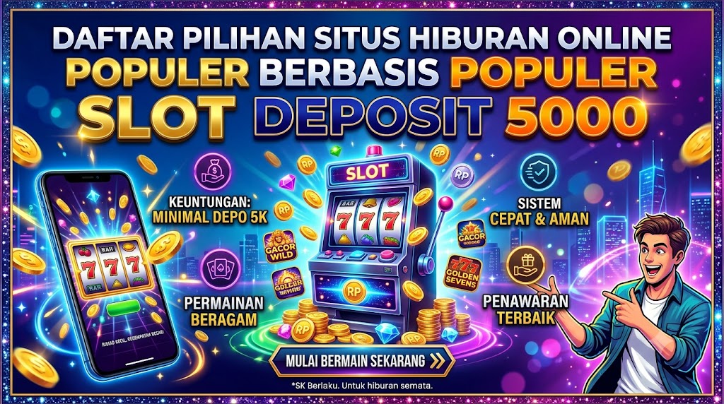 slot deposit 5000